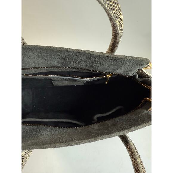 Paige Gamble Ines Ponyhair Bag Python $2400 - Picture 5 of 12